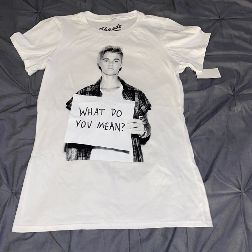 Justin Bieber White T-Shirt